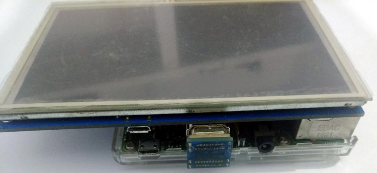 صفحه نمایش لمسی 5 اینچی HDMI با Raspberry Pi