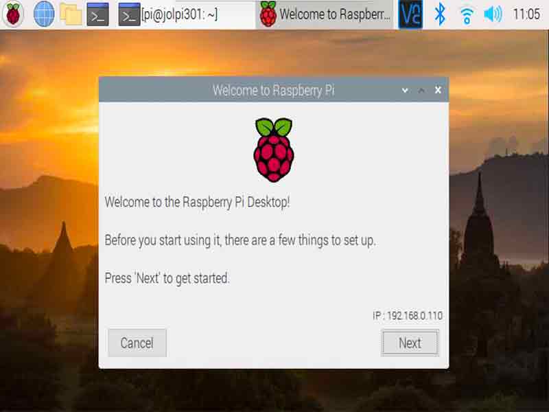 راه اندازی raspberry pi
