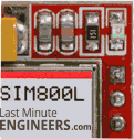 گیف نشانگر led ماژول sim800L